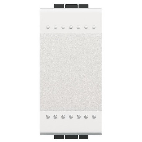 N4005A Bticino LivingLight Кнопка с автоматическими клемами. размер 1 модуль. без клавиши - фото 28285