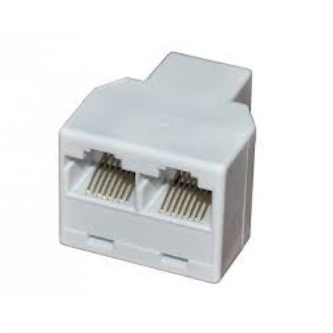 Телефонный двойник (гнездо - 2 гнезда) 6P-4C REXANT - фото 33364