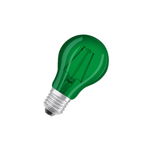 LED STAR CL A15 2,5W/175 230V Зелёный E27 6X1 - LED лампа OSRAM - фото 44549