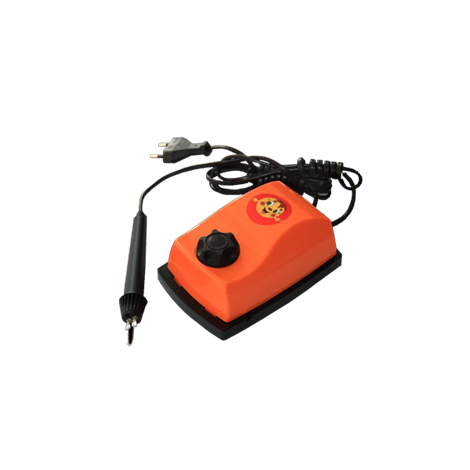 Прибор для выжигания Узор 1 с гильошированием (для выжигания по дереву и ткани)оранж - фото 47409