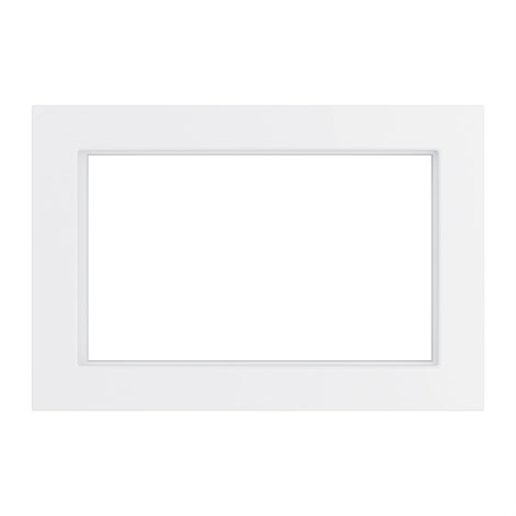 Рамка 2-местная (без перемычки), стекло, STEKKER, GFR00-7012-01, серия Катрин, белый - фото 63505