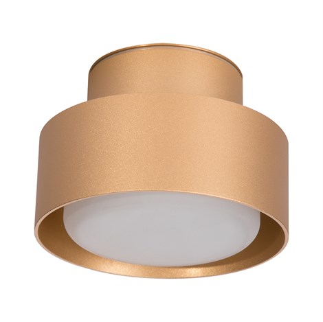 Светильник потолочный Feron HL367 Barrel AURA 12W, 230V, GX53, золото IP44 - фото 68777