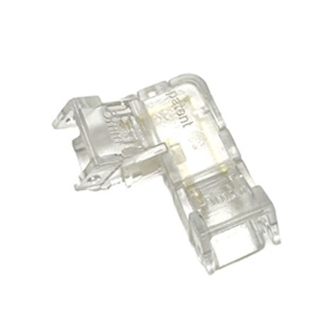 Соединитель угловой 7мм для COB ленты шириной 5 мм, LD190 - фото 97849