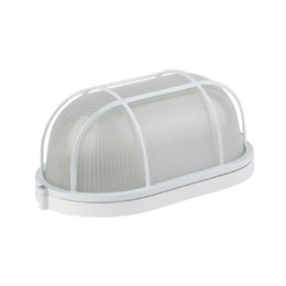 Светильник НБП 04-60-002 212х105х85мм E27,  max 60 Вт, алюм., стекло, решетка, IP54, белый