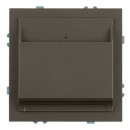 Выключатель карточный (механизм), STEKKER, 250В, 40А, серия Эмили, RSW40-5114-09, антрацит, soft touch