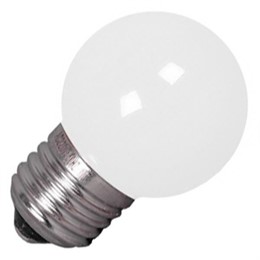 FL-LED DECO-GL45 1W E27 WHITE 230V E27 6400К (LED шарик) FOTON - лампа