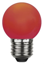 FL-LED DECO-GL45 1W E27 RED 230V E27 красный (LED шарик) FOTON - лампа