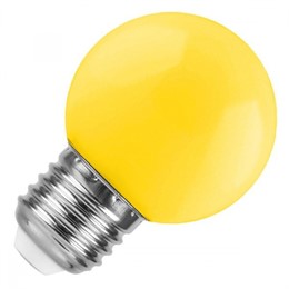 FL-LED DECO-GL45 1W E27 YELLOW 230V E27 желтый (LED шарик) FOTON - лампа