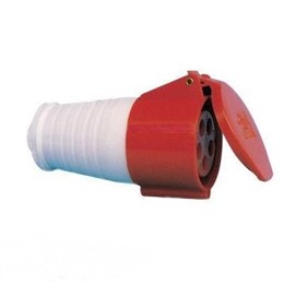 Розетка силовая HT-225, 32А, 3P N E, кабельная