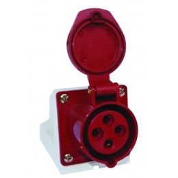 Розетка наружной установки ЭКФ 32A 2P Е IP44 123 ps-123-32-220