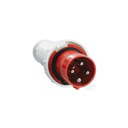 Вилка силовая IP54 63А 3P PE 380В TDM ELECTRIC