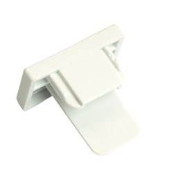 Заглушка пластиковая для шинопровода, белый, LD1023