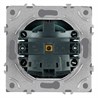 Розетка 1-местная с з/ш, с/з (механизм), СЗК, STEKKER, 250В, 16А, серия Эмили, RST16-5110-10ZK, платиново-серый, soft touch - фото 102325