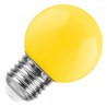 FL-LED DECO-GL45 1W E27 YELLOW 230V E27 желтый (LED шарик) FOTON - лампа - фото 19697