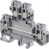 ABB M6/8.D2 Entrelec Клеммник винтовой 2-х уровневый до 6мм.кв., серый "фазный" - фото 26032