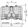 ABB D185/55.AF Клемма силовая, для провода в наконечнике под болт и круглого 185мм.кв - фото 26163