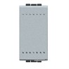 NT4003N Bticino LivingLight Переключатель с винтовыми клемами. размер 1 модуль. цвет алюминий - фото 28274