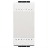 N4005A Bticino LivingLight Кнопка с автоматическими клемами. размер 1 модуль. без клавиши - фото 28285