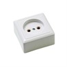 Розетка накладная одноместная Wessen РА10-131/RA10-131-B ХИТ Schneider Electric белая - фото 29902
