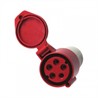 Кабельная розетка ЭКФ 32A 3P E N IP44 225 ps-225-32-380 - фото 30606