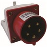 Вилка силовая стационарная IP44 32А 3P PE N 380В TDM ELECTRIC - фото 30607