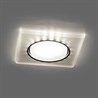 Светильник встраиваемый с белой LED подсветкой Feron CD5022 потолочный GX53 без лампы, белый матовый - фото 55677