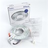 Светильник встраиваемый с белой LED подсветкой Feron CD900 потолочный MR16 G5.3 белый - фото 56060