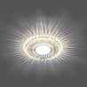 Светильник встраиваемый с белой LED подсветкой Feron CD900 потолочный MR16 G5.3 белый - фото 56061