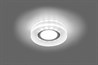 Светильник встраиваемый с белой LED подсветкой Feron CD8080 потолочный MR16 G5.3 белый матовый - фото 56156