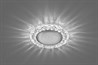 Светильник встраиваемый с белой LED подсветкой Feron CD4023 потолочный GX53 без лампы прозрачный - фото 56767