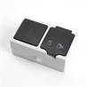 Блок розетка 1-местная с/з+  выключатель 1-клавишный STEKKER, PST16-11-54/10-111-54, серый/графит - фото 57635