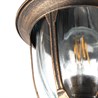 Светильник садово-парковый Feron PL6301 шестигранный на стену вверх 60W E27 230V, черное золото - фото 58388