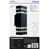 Светильник садово-парковый Feron DH0807, на стену вверх/вниз,  E27 230V, черный - фото 58893