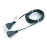 Сетевой шнур для гирлянд 5м, 2*0,5мм2, IP20, темно-зеленый, DM305 - фото 62827