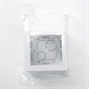 EBX20-04-1 Коробка монтажная для открытой установки 88*88*42,5мм, белый (К-440) - фото 66701
