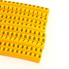 Набор кабель-маркеров "0-9" STEKKER для провода сеч. до 4мм2, желтый CBMR25-S1 (DIY упак 10 отрез. по 30 шт) - фото 73775