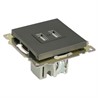 Розетка 2-местная USB (механизм), 250В, 2,1А, серия Катрин, графит, GLS10-7115-06 - фото 76913