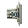 Розетка 2-местная USB (механизм), 250В, 2,1А, серия Катрин, графит, GLS10-7115-06 - фото 76915
