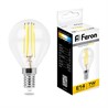 Лампа светодиодная Feron LB-52 Шарик E14 7W 230V 2700K - фото 78892