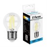 Лампа светодиодная Feron LB-515 Шарик E27 15W 230V 6400K - фото 79110