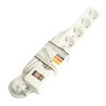 Сетевой фильтр 6-местный с/з STEKKER HM20-61-03 3x1мм2, 3 м, серия Optima, белый - фото 86063