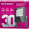 Прожектор светодиодный ОНЛАЙТ 71 657 OFL-30-4K-BL-IP65-LED - фото 87528