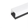 Профиль  накладной 42х45мм, алюминиевый, черный, 2м, CAB268 - фото 88800