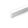 Профиль алюминиевый накладной/подвесной, с отсеком для БП, серебро, CAB267 - фото 89785