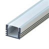 Профиль алюминиевый накладной, серебро, CAB261 - фото 97513